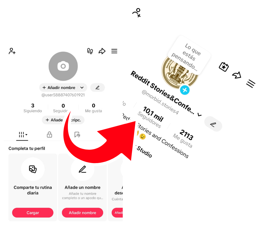 Cuenta Tiktok 10k Seguidores